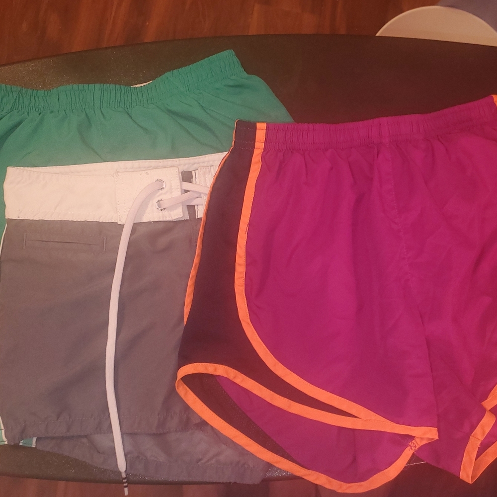 3 pairs of womens athletic shorts XS